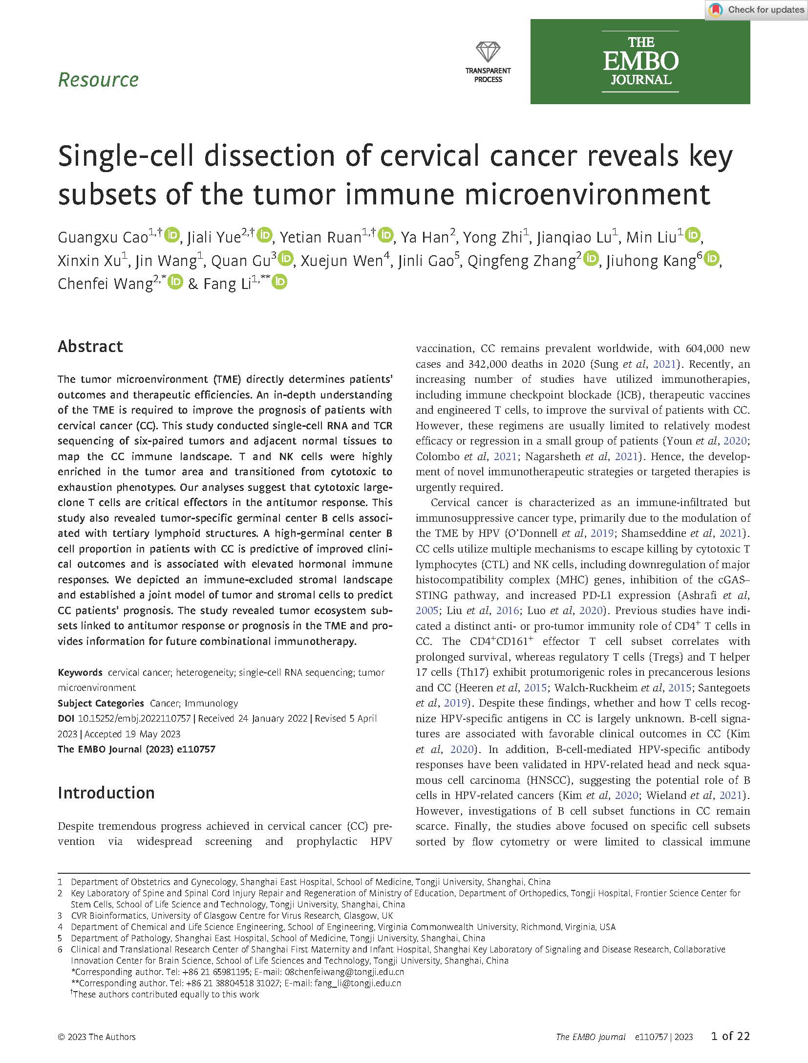 Single-cell dissection of cervical cancer reveals key subsets of the tumor immune microenvironment_页面_01.jpg