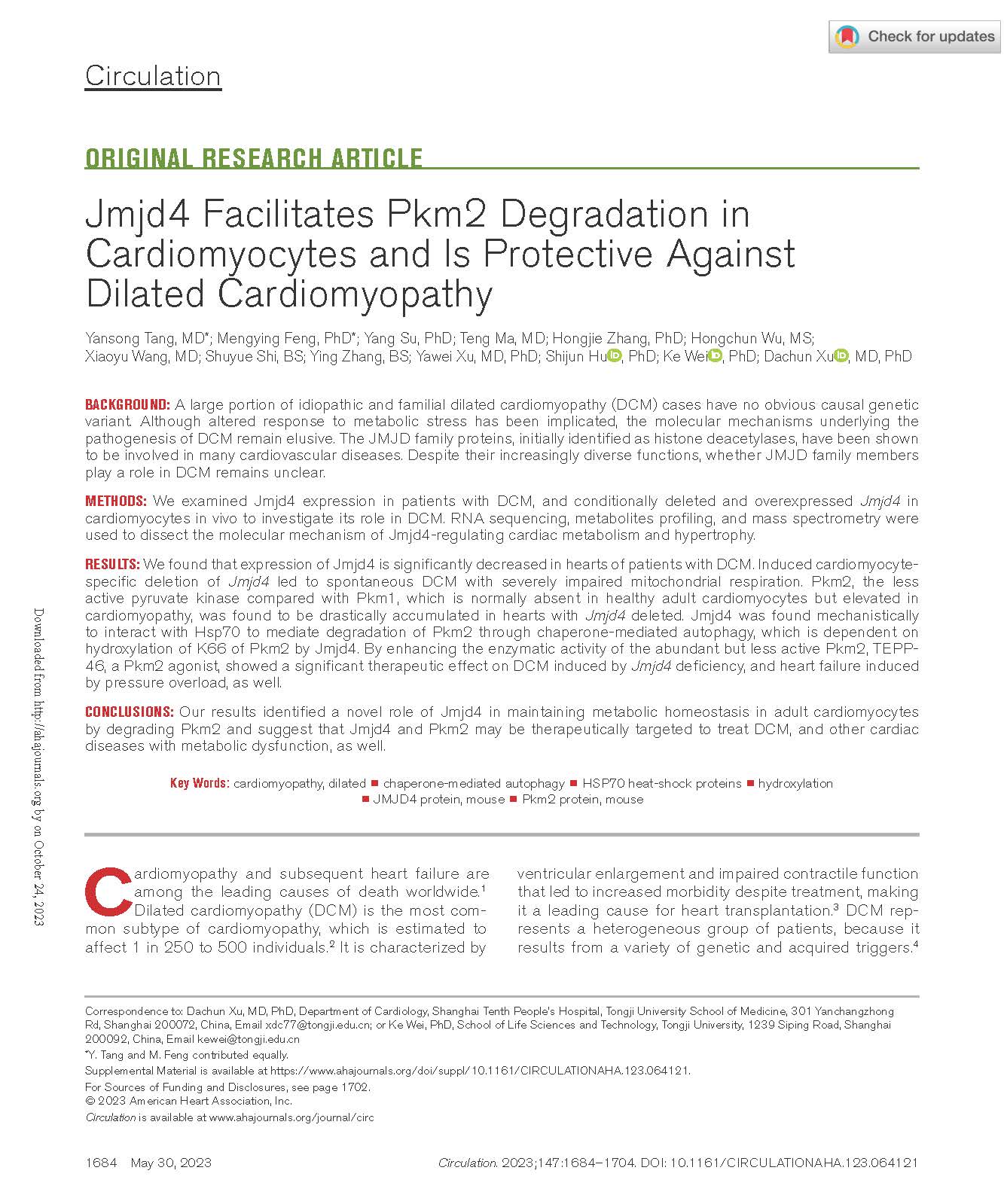 Jmjd4 facilitates Pkm2 degradation in cardiomyocytes and is protective against dilated cardiomyopathy_页面_01.jpg